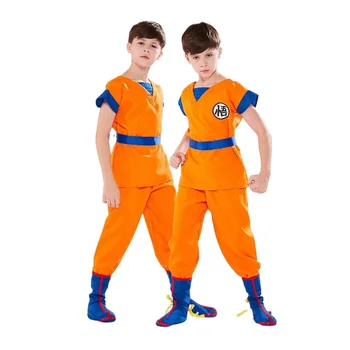 Детски костюми за cosplay аниме Z son Goku, кралят костюм, костюмиран 
