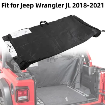 1 бр. акумулатор меко горния прозорец, черна чанта за съхранение, подреждане, почистване, подходящ за Jeep Wrangler JL 2018-2021