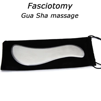 1 бр. дъска за отпускане на мускулите на Гуа Ша, стъргало от неръждаема стомана, физиотерапевтични инструменти за масаж на тялото, нож за броня, четири южноевропейски драга, които се грижат за здравето