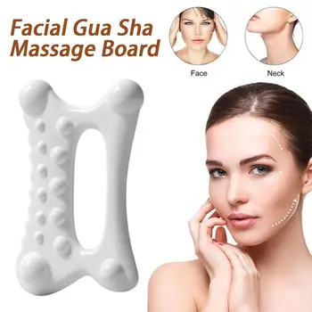 1 бр. масажът дъска за Гуа-Ша за лице, смола, което намалява мазнините, без статични, преносима табела за премахване на цялото тяло за здравен масажор
