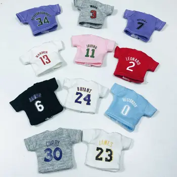 1 бр. сладък дрехи OB11 Спортна къса тениска баскетболно риза за кукли Obitsu11 Molly 1/12 BJD