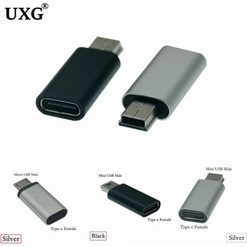 1 бр. Тип C USB 3.1 жена за Mini USB и Micro USB 5pin мъжки зарядно устройство конвертор и Кабел за предаване на данни кабел за адаптер Конектор
