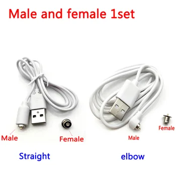 1 комплект Магнитен конектор за Пого Pin мъжки женски USB кабел за Зареждане 2A захранване за термос, играчки, медицински носимого устройство