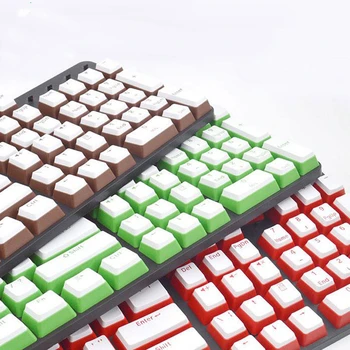 104 клавиша PBT OEM, съответните цветен колпачкам за пудинг за ключа Cherry Mx за геймърска механична клавиатура, разноцветни букви