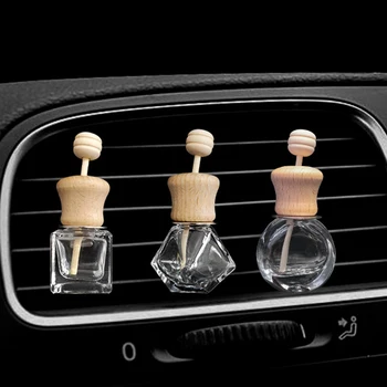10шт Автомобилни аксесоари Автоматични освежители за въздух подвесная стъклена бутилка Автоматично дифузор парфюм Бутилка за етерични масла Аромат украшение