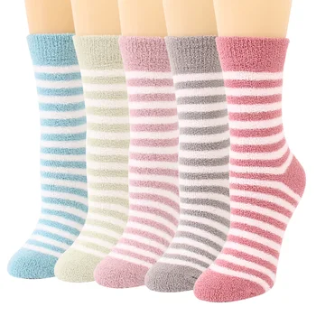 12 чифта в комплект, дамски чорапи от плътен коралов кадифе, удобни и топли дамски чорапи на едро с фабрика