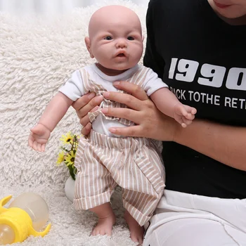 17-инчовата кукла-реборн със силикон и реалистични момче и подарочными кукли за новородени момичета