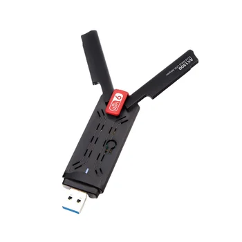 1800 Mbps Wifi 6 USB 3.0 адаптер 2,4 G 5,8 G WiFi6 ключ поддръжка на мрежова карта за Win 7 10 11 PC
