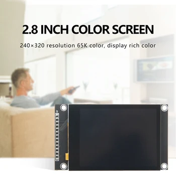 2,8-инчов TFT SPI сериен порт, модул сензорен LCD панел, модул сензорен екран, модул LCD дисплей 240x320 5 На 3,3 На
