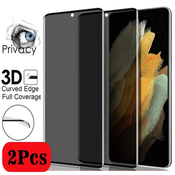 2 бр. anti-spyware Защитно Стъкло За Samsung Galaxy Note 10 S10 S20 S21 Ultra S22 S23 Plus Защита на Екрана за Поверителност Закалено Стъкло