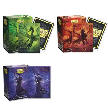 2 Опаковки Калъфи за карти Dragon Shield с Матово Изображение Стандартен Размер, Калъф за карти MGT Protector за Настолни игри MTG/TCG/PKM/Star Reals