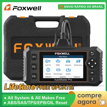 2023 FOXWELL OBD2 Скенер NT624 Elite Авто Диагностичен скенер за всички системи ABS/SAS/Oil/EPB 8 Отменя OBD2 Диагностичен Скенер инструмент