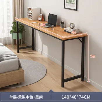 2023 Година Официален нов компютърен маса Aoliviya Проста спалня и домашен офис Дългата маса Малък апартамент Стена на тясната маса De