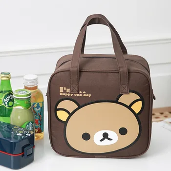 2023 Нова популярната чанта-самозалепваща чанта с оксфордским принтом с цип за Bento-обяд за жени