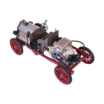 230 бр 3d сам метална събрана модел автомобил двигател на колекцията с електрически двигател играчка, подарък за дистанционно управление на ретро автомобил