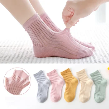 3 чифта/лот, нови чорапи за момичета, обикновена окото ежедневни чорапи за момичета