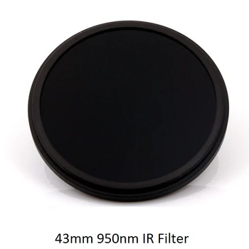 43 мм IR95 950 нм инфрачервен IR филтър оптичен клас за обектива на камерата