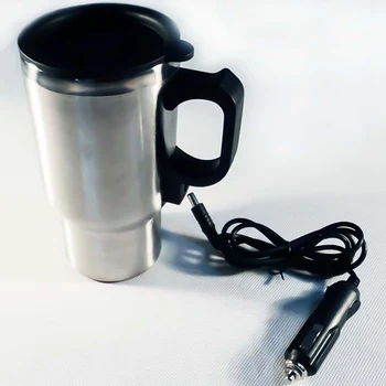 450 МЛ автомобилната електрическа нагревательная чаша с автоматично регулиране на температурата, чайник за варене автоматично, пътна фляжка, нагревательная чаша от неръждаема стомана