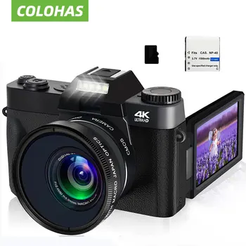 48-Мегапикселова Цифрова Камера 4K UHD Видеокамера за Видеоблогинга 3,0 