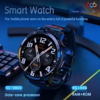 4G Smartwatch GPS Wifi местоположение студентски детски смарт часовници СИМ-карта Android 9,0 видео разговори за възрастни мъже за IOS и Android