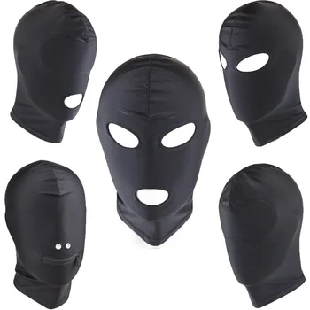 5 Стил Унисекс Дамски мъжки маска за cosplay на Хелоуин, прическа с отворени очи и уста, полнолицевая маска с качулка за костюми за ролеви игри