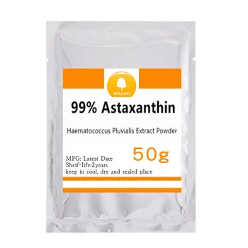 50-1000 г натурален 99% астаксантин, Haematococcus Pluvialis, безплатна доставка