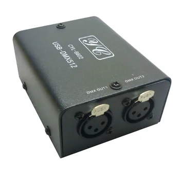 512-канален USB DMX-входа DMX512 led лампа DMX-с модул на светлинния ефект Контролер на сценичното осветление мини-декодер
