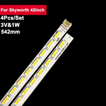 542 mm 3 В 1 Watt Led лента с подсветката на телевизора, за Skyworth 42 инча CH420S7020-2003S-01 4 бр./компл. Ремонт на телевизори Lh42g