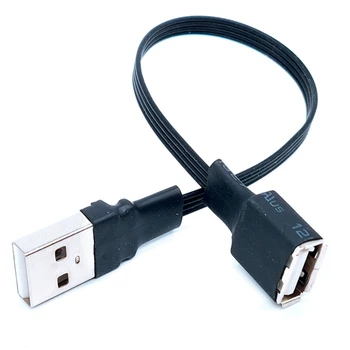 5CM100CM USB 2.0 EIN Stecker auf Weibliche 90 Abgewinkelt Verlängerung Adapter kabel USB 2.0 männlich zu weiblich rechten/links/