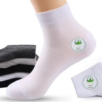 6 чифта/лот, ново записване, мъжки чорапи, всекидневни летен стил, дишащи маркови чорапи дишащи, висококачествени мъжки мрежести чорапи на едро