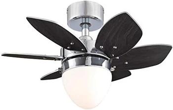 7232800 вентилатор на Тавана Оригами за помещенията със светлина, 24 инча, Еспресо, вентилатор за колички, на Шийката на вентилатор, Слънчев вентилатор, Малък вентилатор, Ventilador portatil r