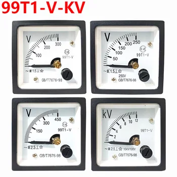 99T1 300V AC 250V 450V 500V Диапазон на измерване с Волтметър За монтаж на панел
