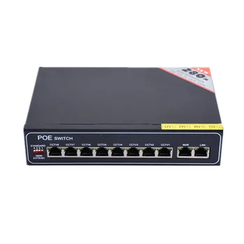 ANDDEAR-8-port gigabit ethernet unmanaged switch poe 48 с поддръжка на POE 8*10/100 Mbps; 2 * 10/100/1000 Mbit/s bluetooth връзка с подкрепата на НРВ
