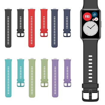 Baaletc за Huawei Watch Fit каишка спортен гривна силикон сменяеми въжета за Huawei Fit Smartwatch гривна