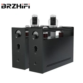 BREEZE Audio A80 300B Двойна Моно Чист Клиенти усилвател клас A hi-fi системи с разделяне на звука на Левия и Десния канали Audiophlie Домашен усилвател на клиенти