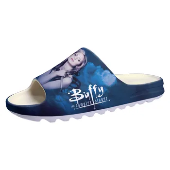 Buffy the Vampire Slayer Домашни Сабо-Слипоны подметка, Гелларная обувки за вода, Мъжки Дамски Сандали за тийнейджъри, Изработени по поръчка