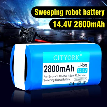 CITYORK 14,4 v 2800 ма Сменяеми литиево-йонна Батерия за Ecovacs Deebot N79 N79S DN622 DH56 DS37 Eufy RoboVac11 11S RoboVac 30 15C