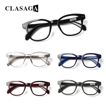 CLASAGA Очила за четене за Жени, Модни Висококачествени Правоъгълни 2023, Нови слънчеви Очила с Анти-Синя Светлина HD за Мъже, Очила с Рецепта