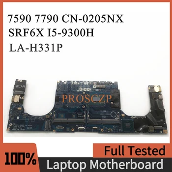 CN-0205NX 0205NX 205NX дънна Платка за DELL 5540 XPS 15 7590 7790 дънна Платка на лаптоп LA-H331P с процесор SRF6X I5-9300H 100% Работа