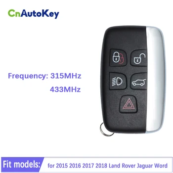 CN004036 Интелигентен ключ 5 Бутона 315 Mhz/433 Mhz за 2015 2016 2017 2018 Land Rover, Jaguar и Word за программатора VVDI N51 I80 AP X300