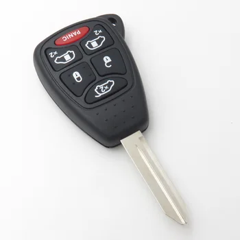 COCOLOCKEY нов дистанционно подходящ за Chrysler 2007-2014 ключ дистанционно управление 6 бутона FCC ID OHT692427AA без лого