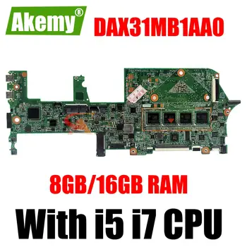 DAX31MB1AA0 DA0X31MBAF0 За HP Spectre X360 13-AC 13-W дънна Платка на лаптоп с процесор i5 i7-8 GB/16 GB памет 907558-601 918042-601