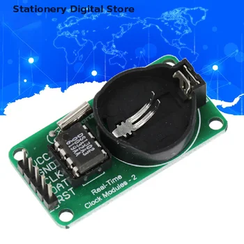 DS1302 Модул часовник в реално време с батерия за модула за електронни компоненти AVR PIC SMD CR2032 при прекъсване на електрозахранването