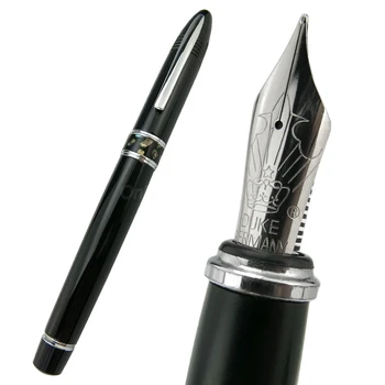 Duke голяма акула Черно буре перламутровая писалка метална писалка Среден съвет е Професионален инструмент за писане Дръжка за подарък