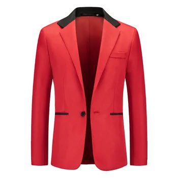 DYB & ZACQ 2023 Нов модерен мъжки костюм голям размер в цветна гама, trend всекидневни костюми, палта за мъже