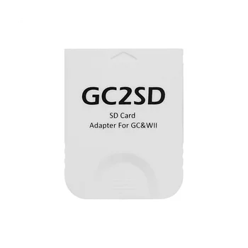 GC2SD Адаптер GC за SD-карти с Памет TF Card Adapter Четец на карти с памет за видео Игра конзола NGC GameCube Игрова конзола Wii (B)