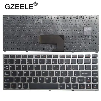 GZEELE нови за Lenovo IdeaPad U460 U460A U460S черна клавиатура на САЩ в сребърна рамка