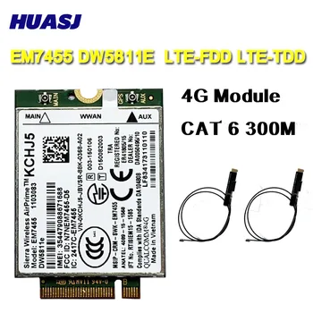 Huasj EM7455 DW5811E FDD/TDD LTE CAT6 4G Модул 4G Карта Gobi6000 WLAN Карта за E7270 E7470 E7370 E5570 E5470