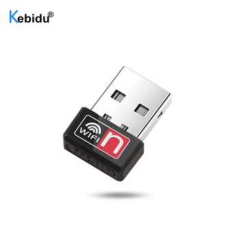 Kebidu Безжичен Mini USB Wifi Адаптер 802.11 N 150 Mbps с USB2.0 Приемник Ключ MT7601 Мрежова Карта За Настолен лаптоп Windows MAC