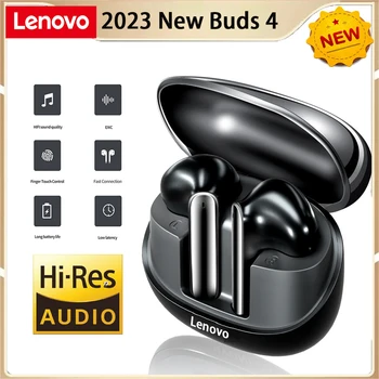 Lenovo Mini Air Рецептори Шушулките Bluetooth Слушалки HiFi Качество на Звука TWS Безжични Слушалки Спортни Игри Водоустойчиви Слушалки Рецептори 4Pro